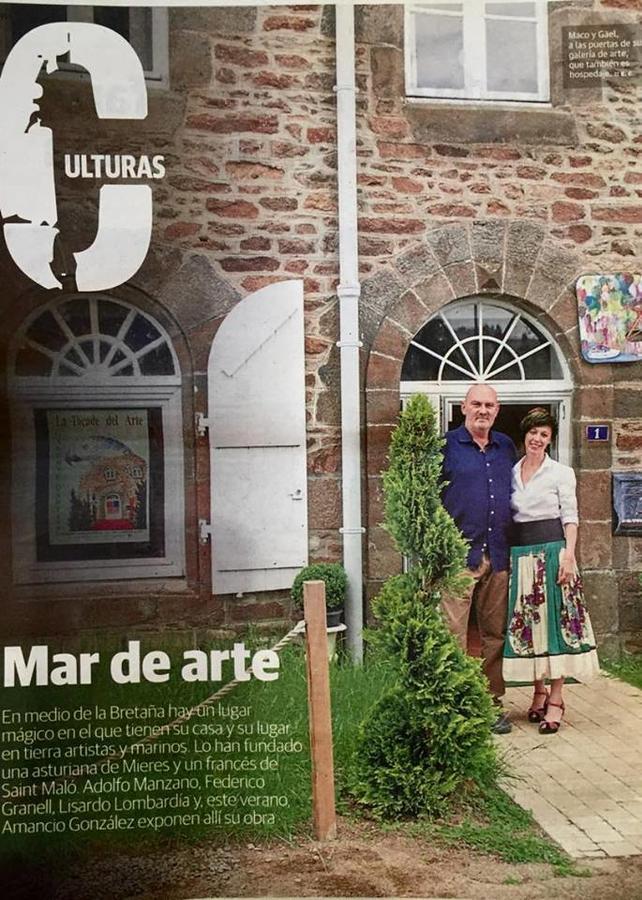 Bed and Breakfast La Tocade Del Arte - Dinan Lanvallay Екстер'єр фото